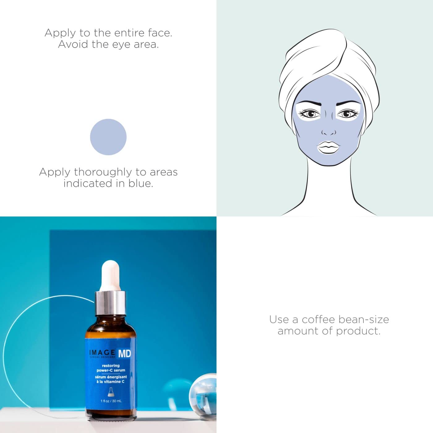 IMAGE Skincare IMAGE MD Restoring Power-C Serum, 1 oz. : Beauty & Personal Care