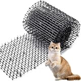 Toopify Garden Cat Scat Spike Mat, Anti-Cats Network Digging Stopper Prickle Strip Home Spike Deterrent Mat 78