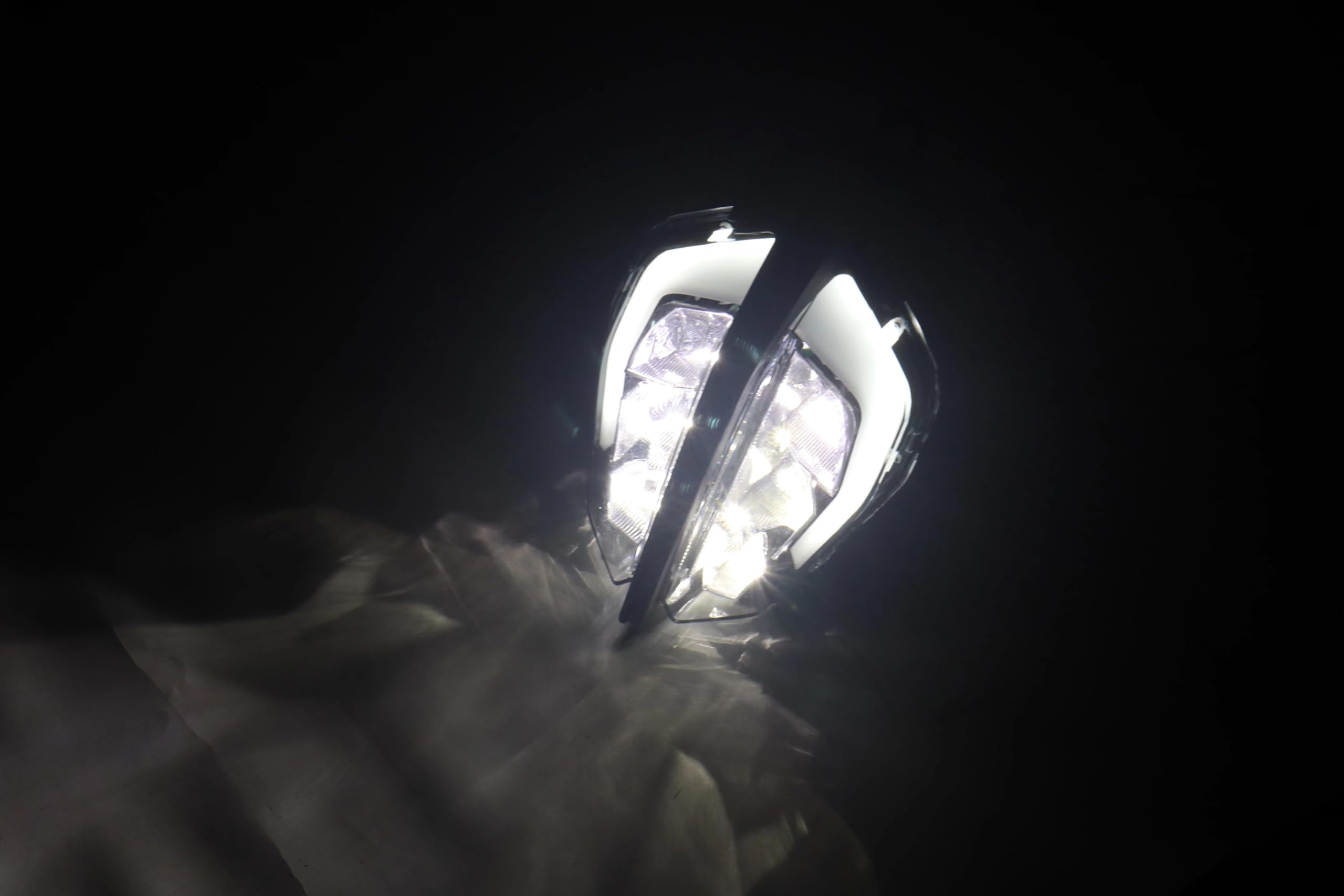 Dirt Bike przednie światła Pasuje do Duke 390/790/890 2018 2019 2020 2021 2022 2023 głowica motocykla duża przednia lampa światła reflektor motocyklowy Dziennej Dla