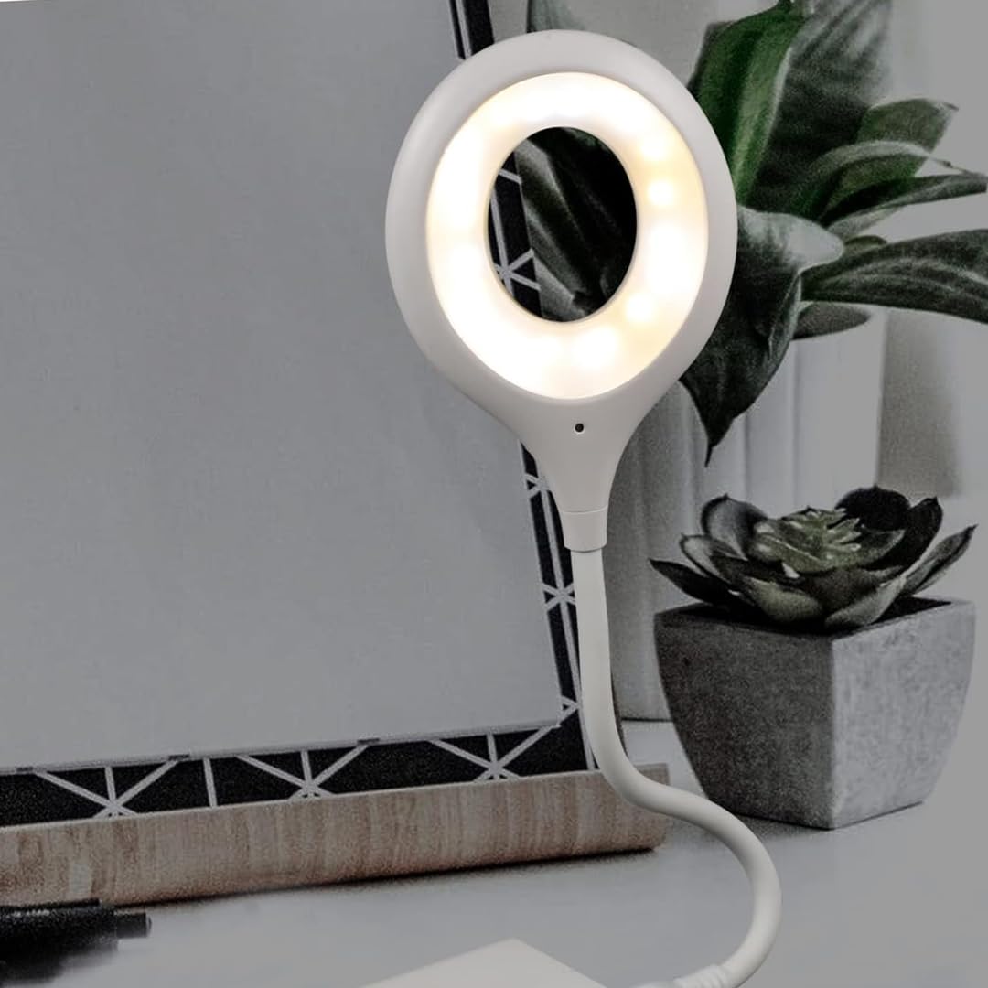 Portatif Akrobatik 20 SMD Ledli USB Gece Kitap Okuma Çalışma Lambası (Powerbank Uyumlu)