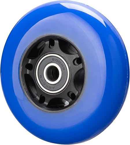 Miniatura 6 de Ruedas de patinaje en línea con rodamientos ABEC-9 y espaciadores flotantes para cuchillas patines de hockey, 85A para interiores y exteriores, 2.43