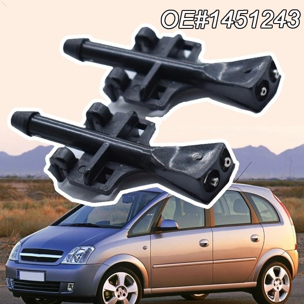 Windshield Washer, Fits for Opel Meriva A 2003-2010 Replacement Windshield Wiper Washer Spray Nozzle Spray Kit Car Wiper Nozzle