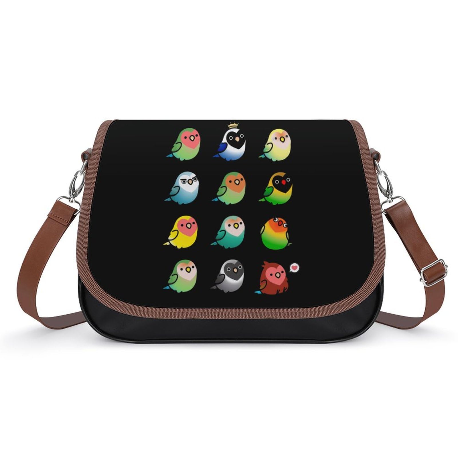 Amazon.co.jp: カラフル オウム コンゴウインコ ショルダーバッグ PU 