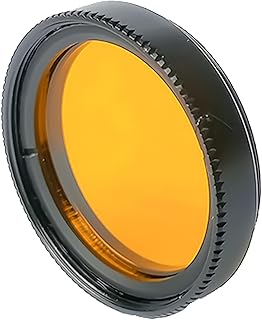 Sacrificial Window PVS-14 PVS-7 1431 ANVIS Night Vision Orange Eyepiece Filter Lens Night Vision Thread Protection Piece Anti-Impact Protection Lens for 30mm Lens (1-Pack) - LEESEN