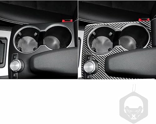 Miniatura 3 de Reposabrazos de consola central para automóvil, marco de fibra de carbono para Mercedes-Benz Clase C W204 c180 c200 C250 Coupé Sport C300 C63 AMG