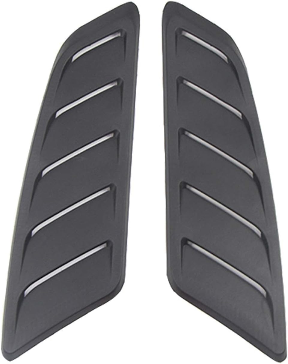 Hood Scoops 2 Car Hood Vents, Car General Decorative Air Inlet Scoop Engine Vent Sticker Cover