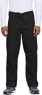Cherokee Unisex Scrub Pants for Men & Women Drawstring Cargo Medical Uniform Straight Leg Nursing Scrub Bottoms - 4100