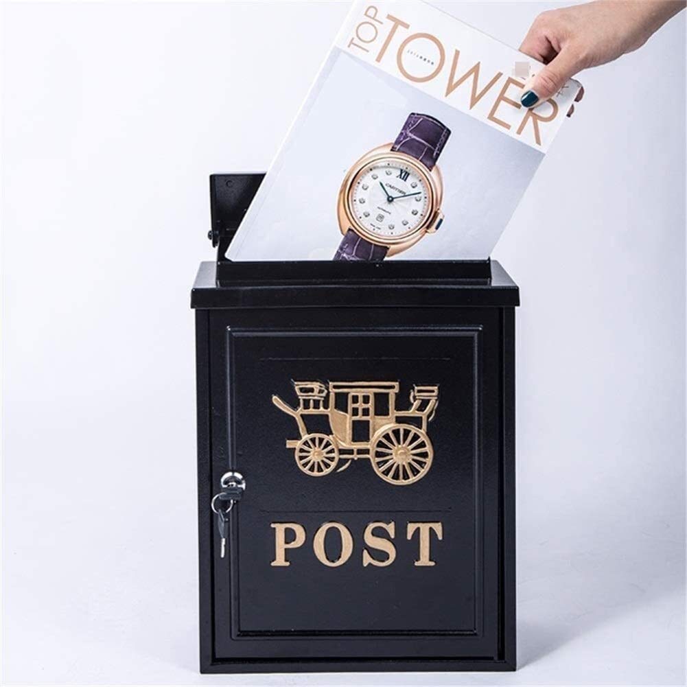 Cassetta delle Lettere Cassetta delle Lettere da Parete for Esterni Cassetta Postale Cassetta delle Lettere sicura all'Esterno delle Cassette postali Casella dei commenti ，Cassette postali