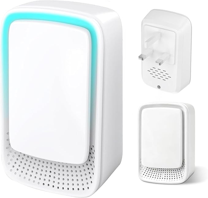 Ionic Air Purifier Plug-in, 2 Pack - No Filter, Quiet for Bedroom, Kitchen, Bathroom & Pet Areas | Removes Odours from Pets & Smoke