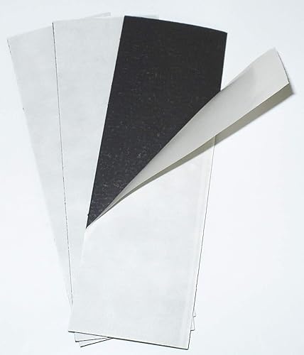 Tiras adhesivas magnéticas de 1" x 4" de 60 mil - Paquete de 10 - Imán grueso