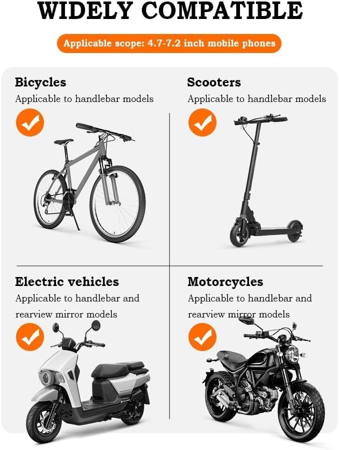 Soporte móvil moto anticaídas con bloqueo automático y brazo de acero 8