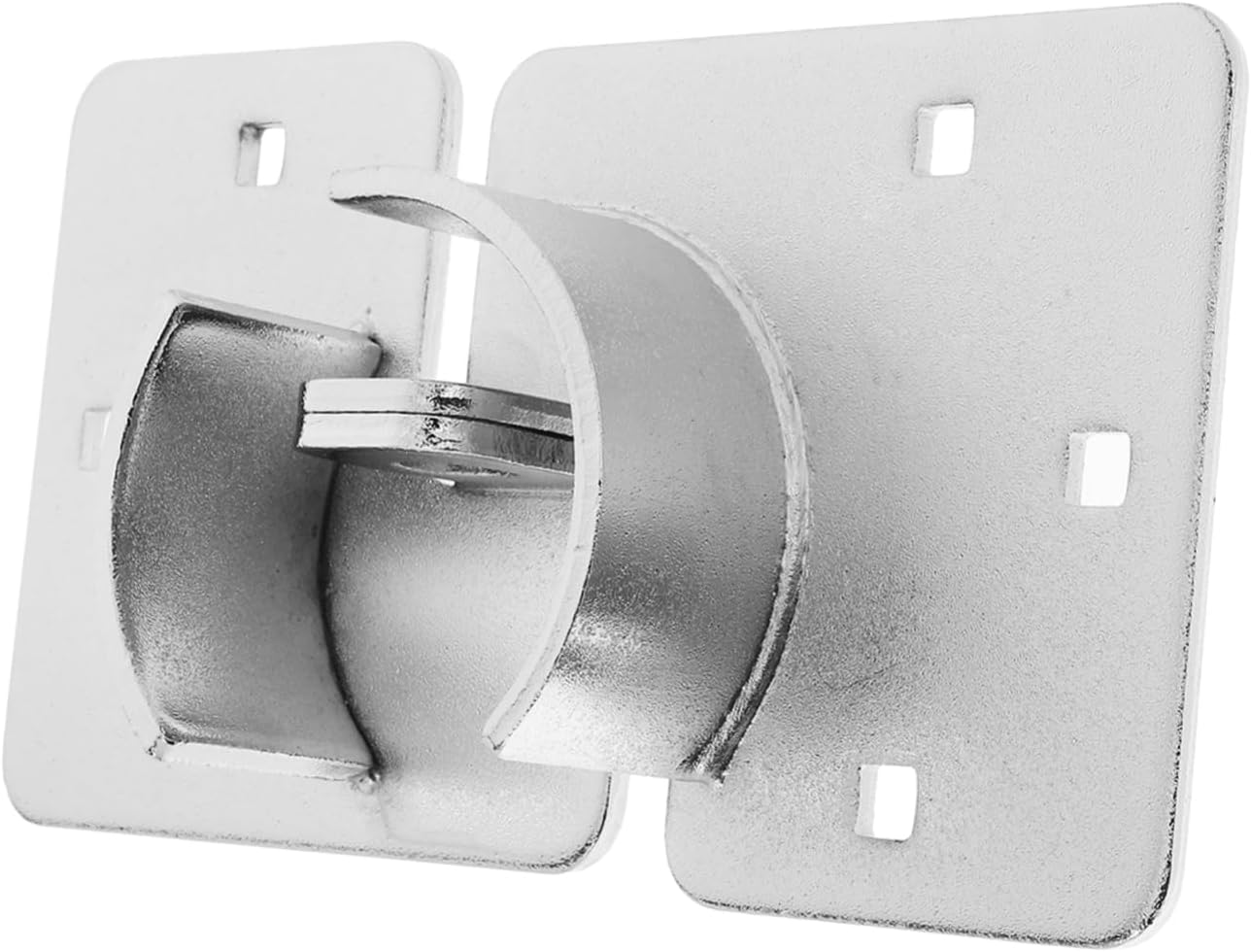 Padlocks Furniture Locks Lock Hasp Keyed Alike with Screws Heavy Duty Steel Hasp for Trucks Gates and Vending Machines for Easy Installation