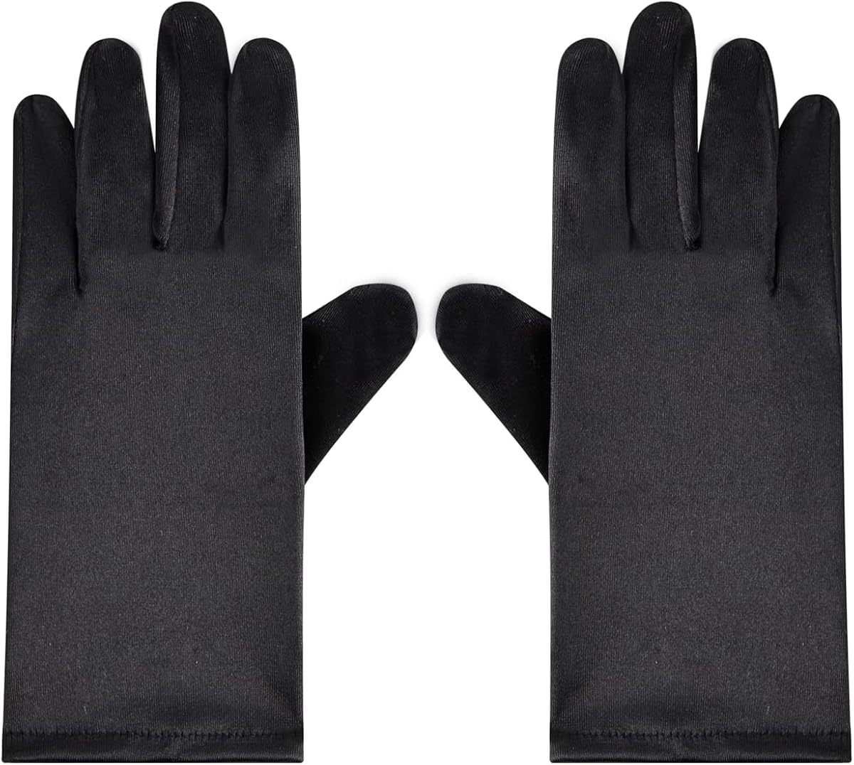 Vista 2 de Papoopy Guantes blancos para niñas para primera comunión princesa fiesta de té de 3 a 12 años