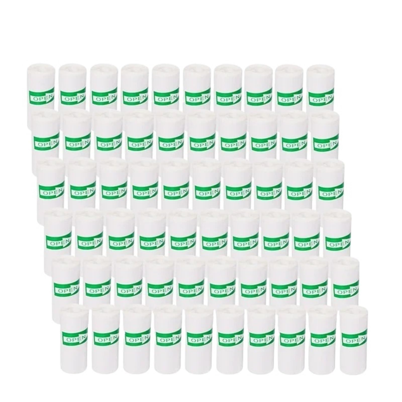Fotodrucker-Papierrolle, Thermopapier-Klebeetikettenrolle, 60 Stück, mehrfarbig, 57 mm, for fotodruckerfreie Drucker(White sticker)