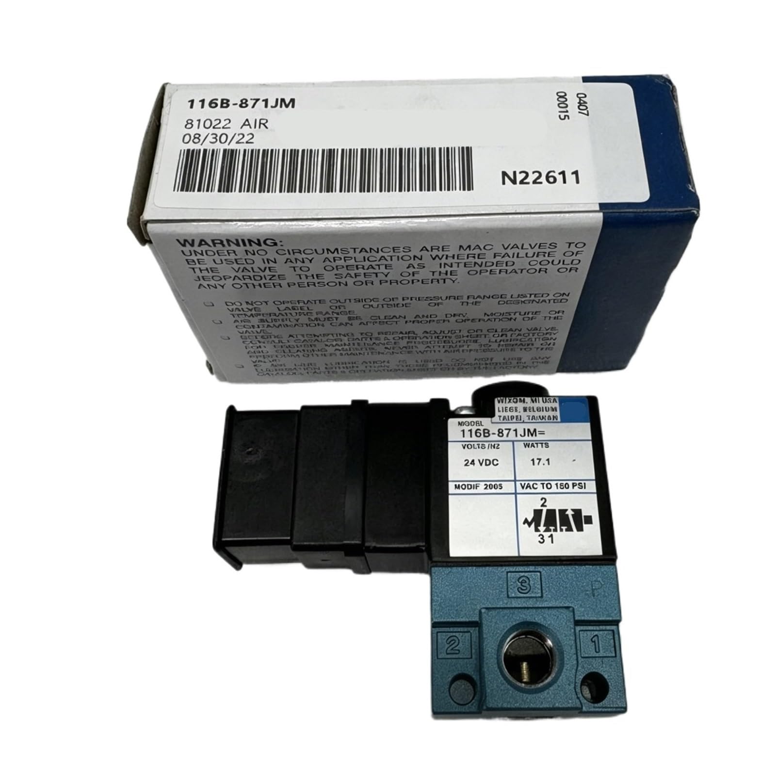 225B-501BA 225B-501JC electromagnetic valve 225B-611BA(250B-111BAAA)