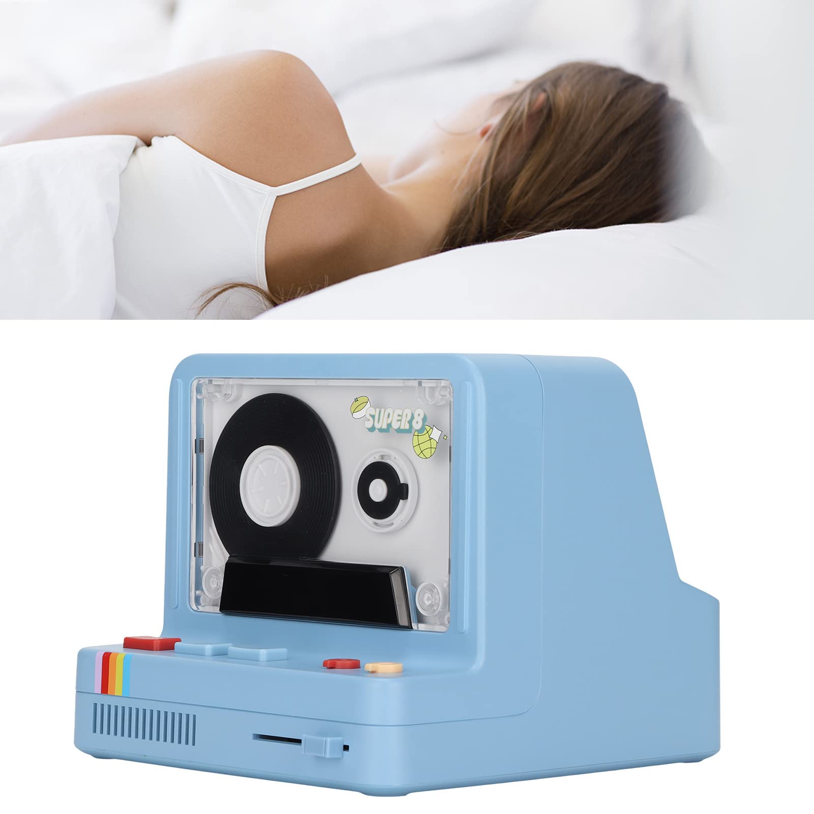 Lettore Cassette Bluetooth Per Auto - Altoparlante Portatile, Luce Notturna, Aromaterapia, Nero - Foto 2