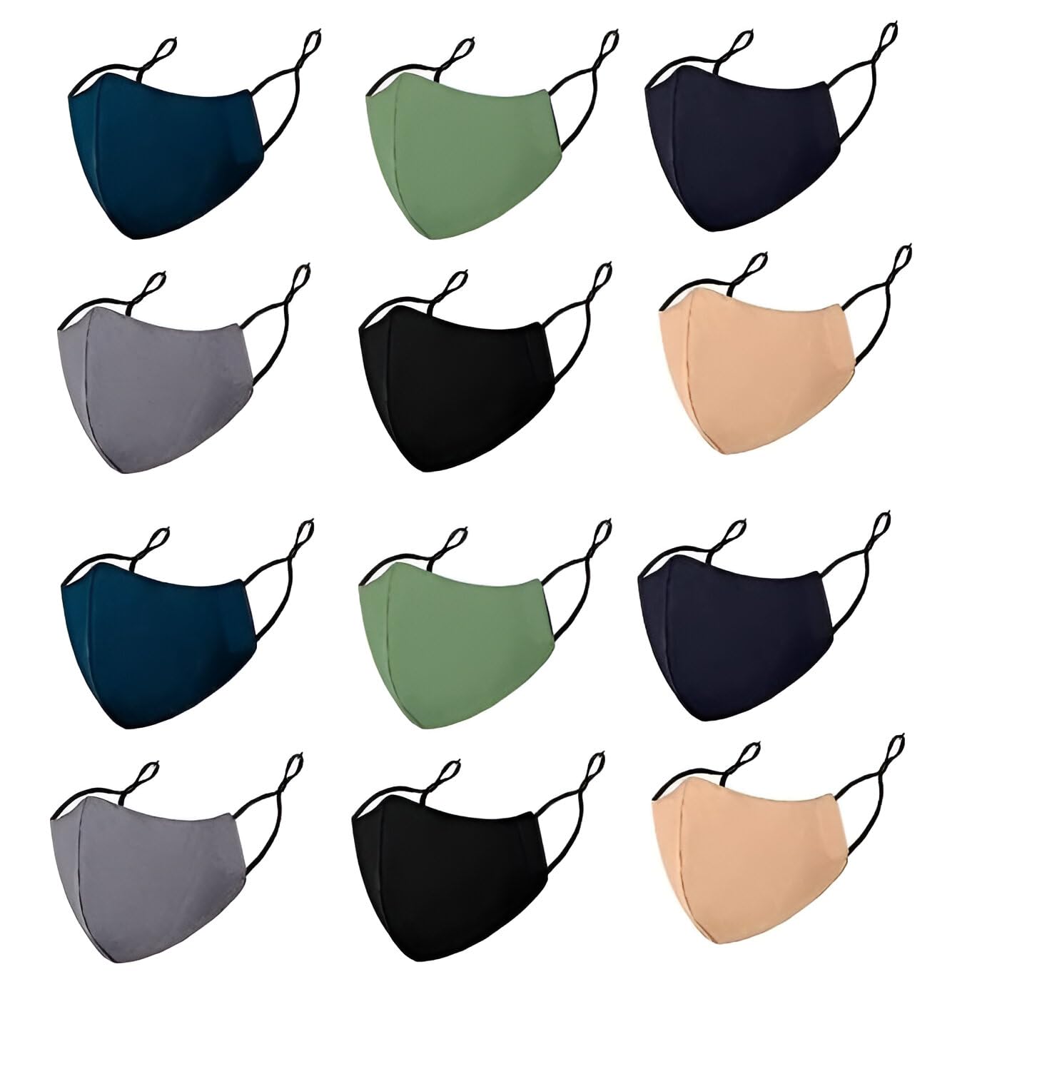 Cotton Mix Mask Layer Reusable & Adjustable Cloth Face Mask for Men & Boys, Anti-Bacterial BFE>99%,-image-16