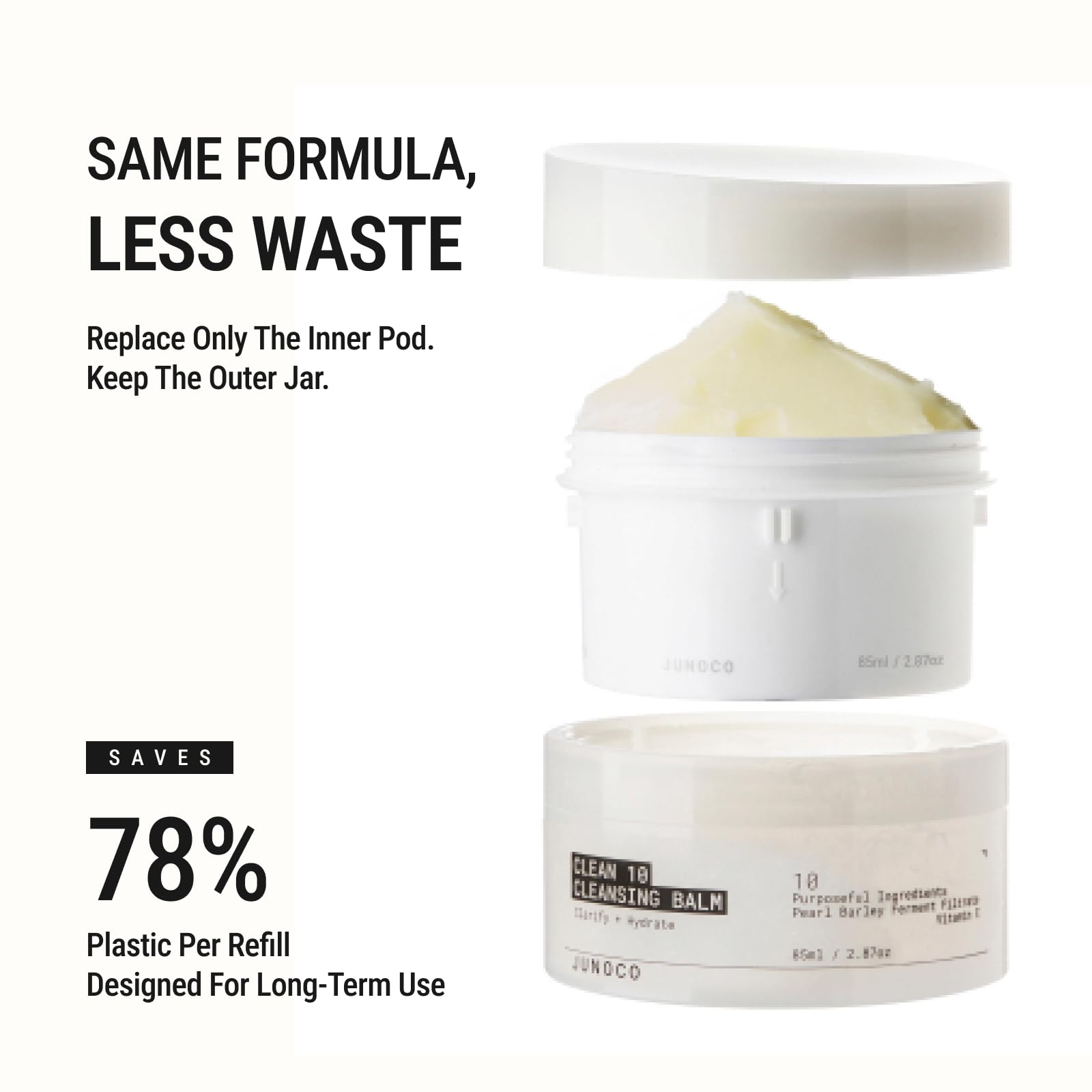 JUNO & Co. Clean10 Cleansing Balm Makeup Remover