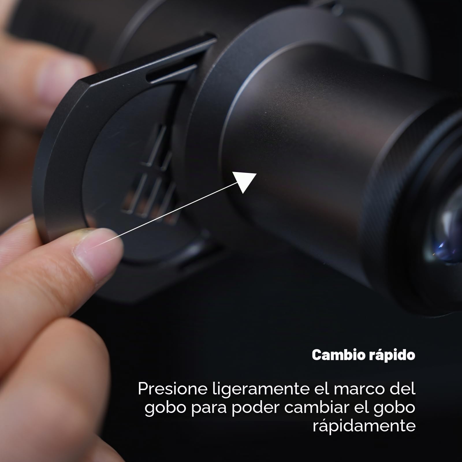 Mini accesorios ópticos Snoot Gobos, forma de foco compatible con GodoxA ML100BI, ML100R, Nanlitee FC-60B, FC-120B ZY Molus X100, CX100 con 33 Gobos.