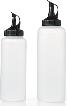 OXO Good Grips Chefs Squeeze Bottles for Sauces and Dressings - Set of 2
