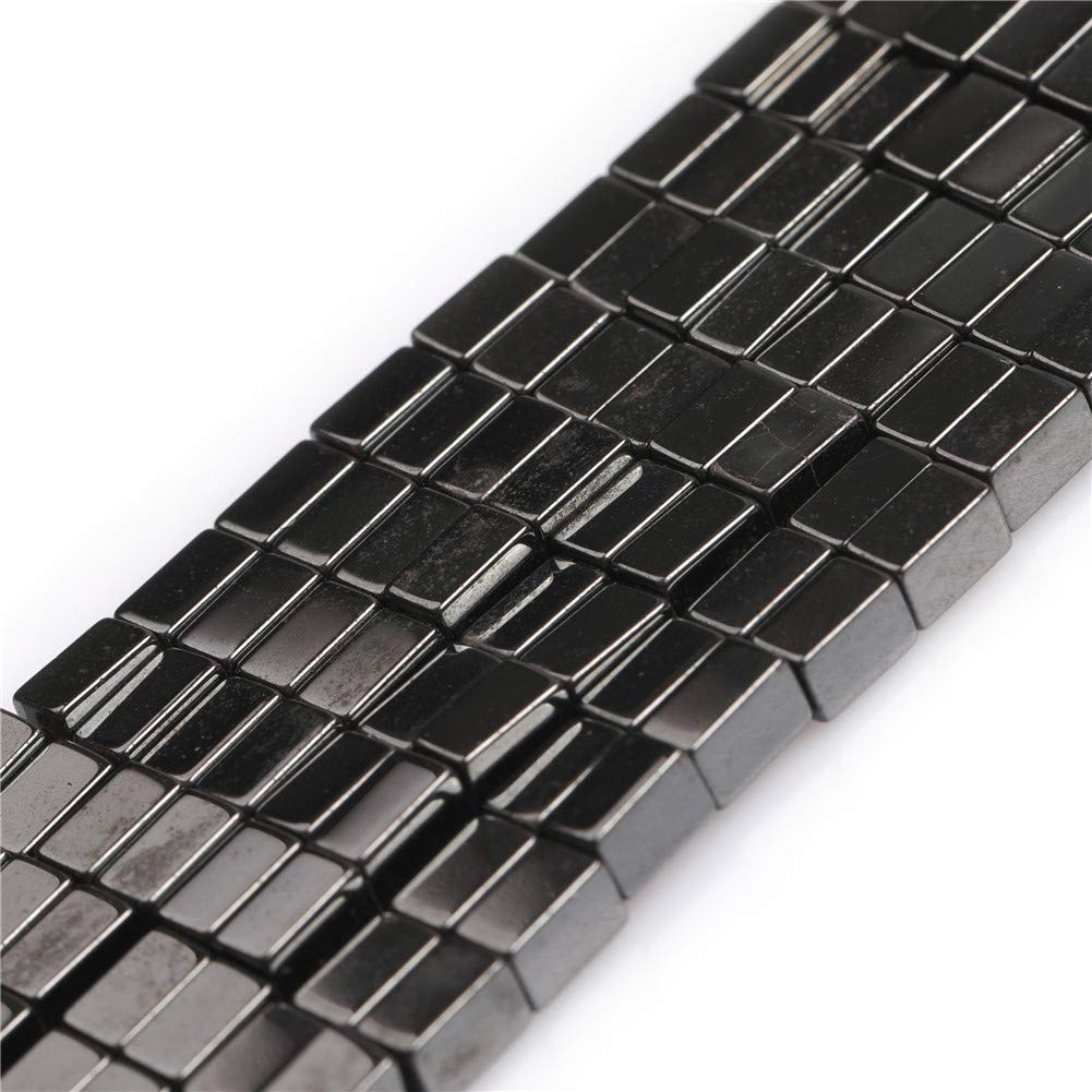 LYVQZPWLRKategoria: Naturalne koraliki okrągłe, Naturalny czarny magnetyczny hematyt kamień szlachetny 3x5mm prostokąt kwadrat luźne koraliki