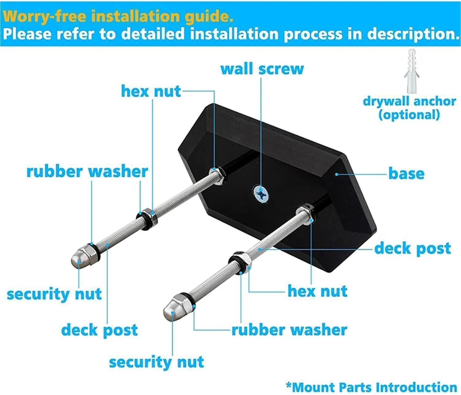 Skate Board Wall Mounts 2pcs Acrylic Wall Mount Skateboard Rack Longboard Deck Hanger Display Holder