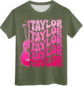 Shirts for Kids Youth Adults Taylor Patterns Tops for Women Men Girls Youth