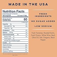 Vista 2 de Yo Mama's Foods Salsa para pasta de ajo asado Keto, paquete de (1) Sin azúcar añadido, baja en carbohidratos, baja en sodio, vegana + sin gluten