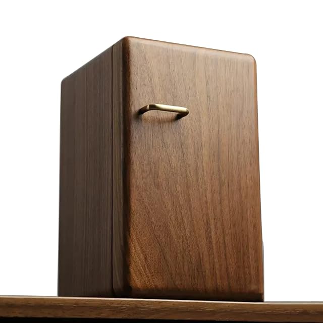 Wooden Jewelry Box Women Ring Storage Organizer Case 5 6-Drawers Single Door - with Necklace Hook Flannel Lining