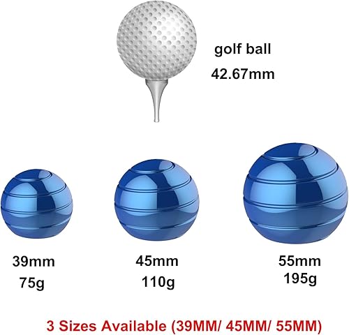 Miniatura 4 de Juguete giratorio de escritorio cinético, bola de juguete cinética de escritorio de 1.77 pulgadas para ansiedad, TDAH, ilusión óptica, juguetes