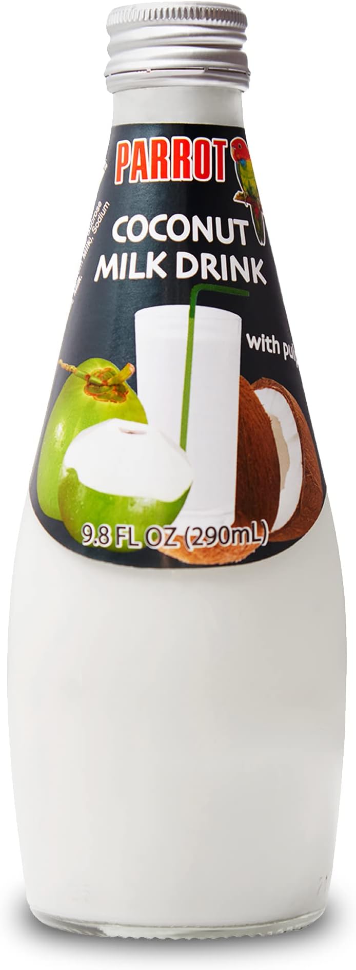 Parrot Coconut Milk Drink Original with Pulp 290ml（Pack Of 12）