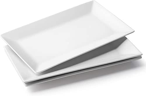 DOWAN 14" Serving Trays, Serving Platters, Ceramic Serving Platters and
