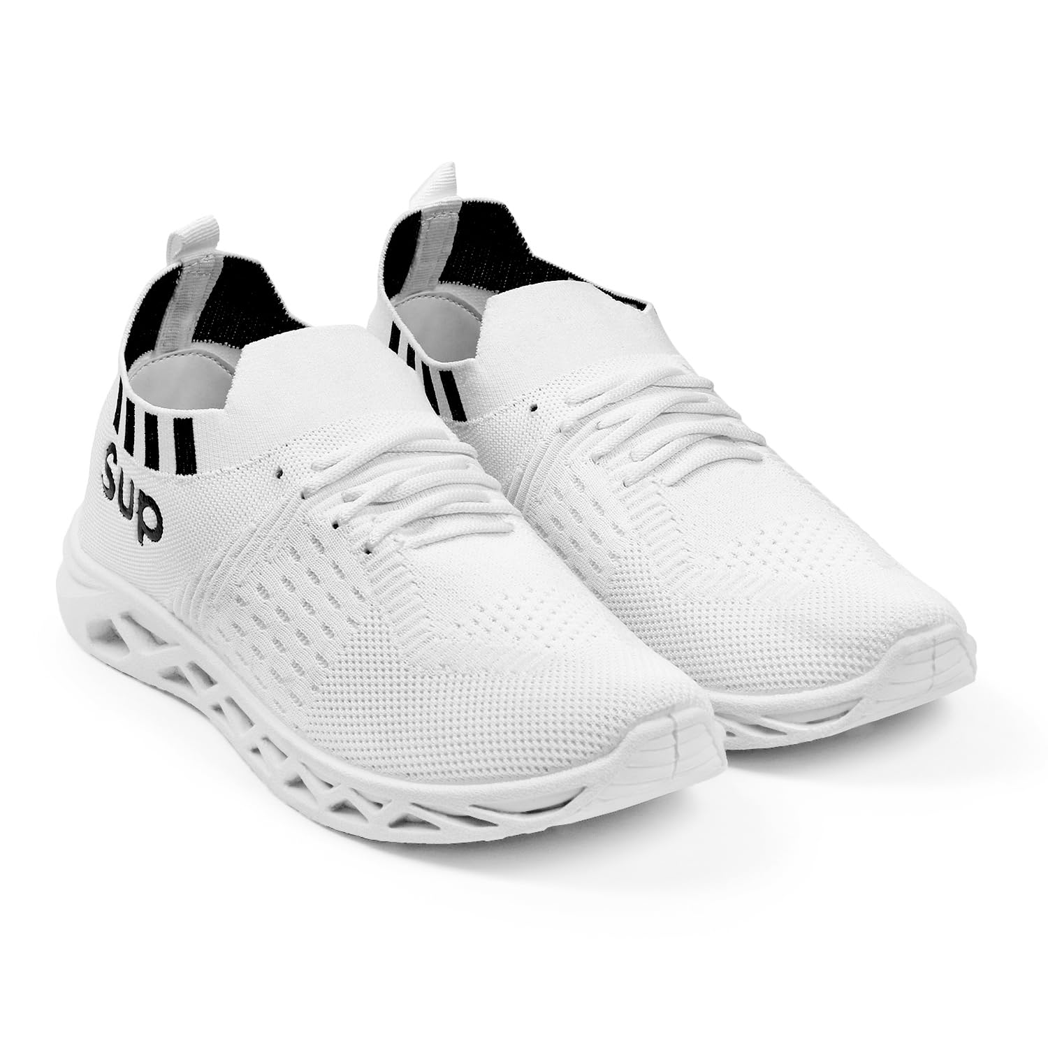 XENIX Light Weight Breathable Knitted Men Slip-on Sports Shoes for Jogging & Cycling, Training, Sports Shoes|Eva Knitted Running Shoes (White, 7) (B0CKMYV5NB) Amazon Price History, Amazon Price Tracker