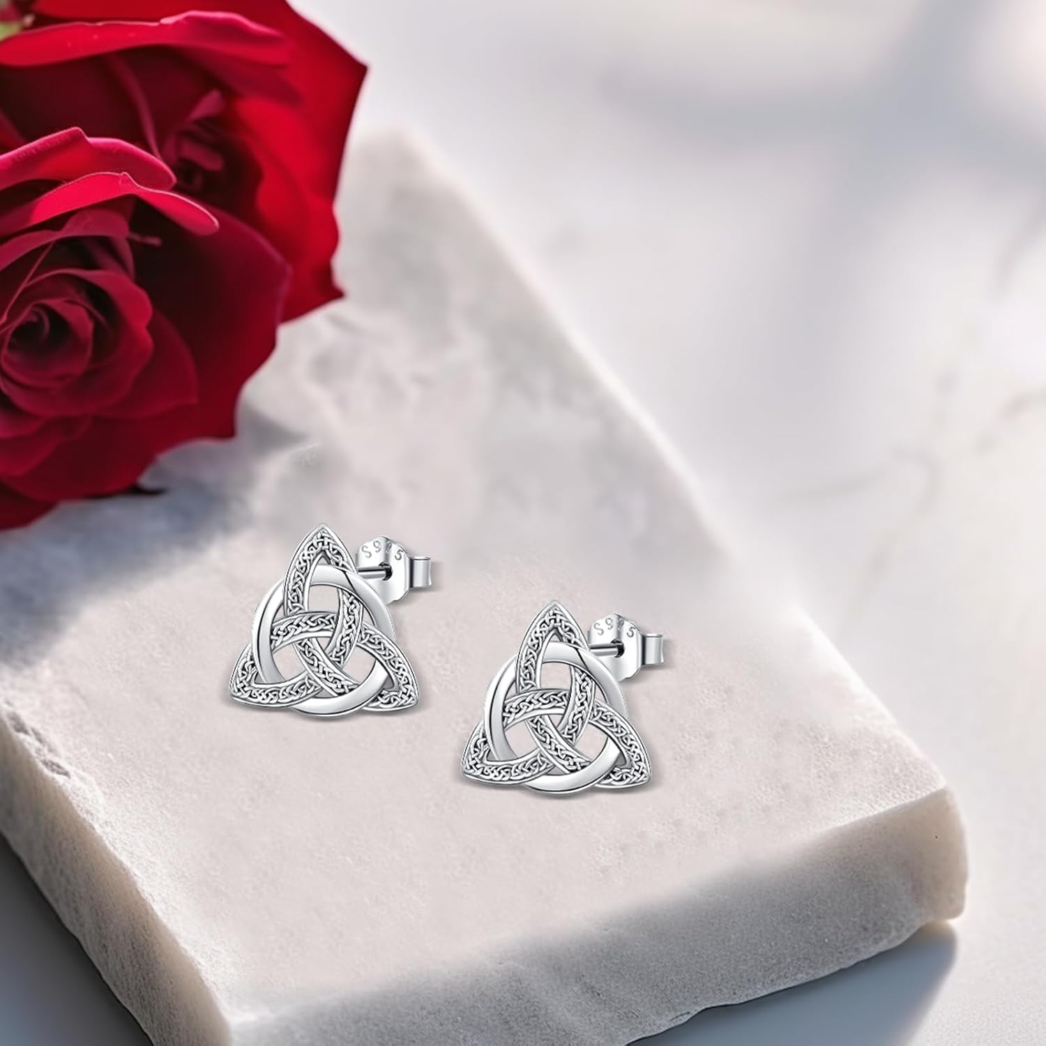 Axolotl/Cow/Pig/Sea Turltle/Celtic knot Stud Earrings for Women 925 Sterling Silver Dangle Earrings Jewelry Hypoallergenic Gifts for Mother's Day Graduation Birthday Christmas Holiday Gifts