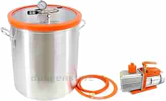 家電・キッチン Poafamx 小型真空チャンバーキット 27L ステンレス製 真空脱泡器 真空注型器 脱泡機 低ノイズ 樹脂/木材の安定化 Poafamx 小型真空チャンバーキット 17L ステンレス製 真空脱泡器 真空