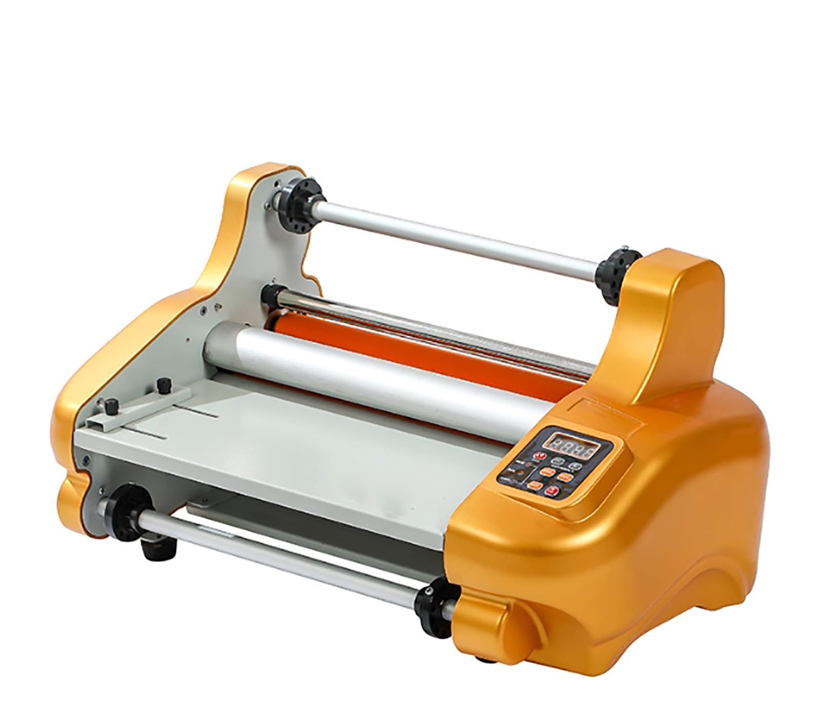 McbeAn Machine De Plastification Professionnelle, Machine À Plastification Numérique À Chaud Et À Froid, 0,5-2,5 M/Min Vitesse De Plastification Réglable, Température Jusqu'à 130 ℃