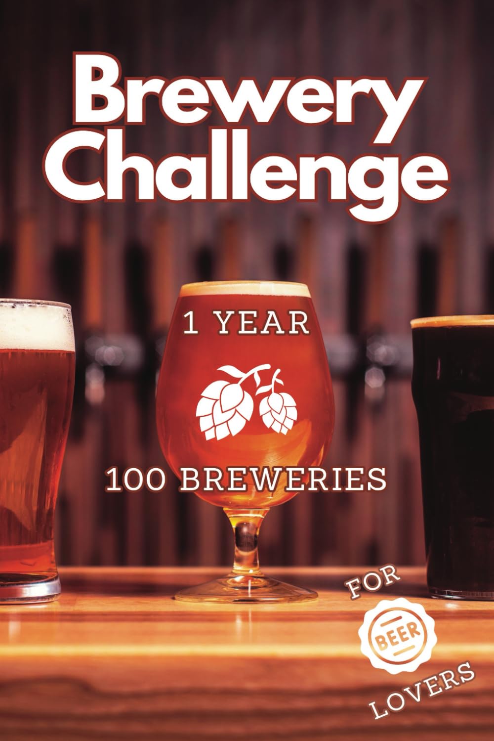 Brewery Challenge: 1 year | 100 Breweries | A beer-lover’s all-in-one brew tasting log and souvenir sticker collection.