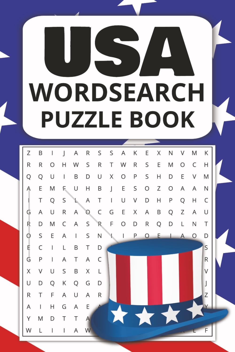 USA Wordsearch Puzzle Book: A Puzzle Journey Across America |Discover the States and Cities | Celebrating America One Word at a Time