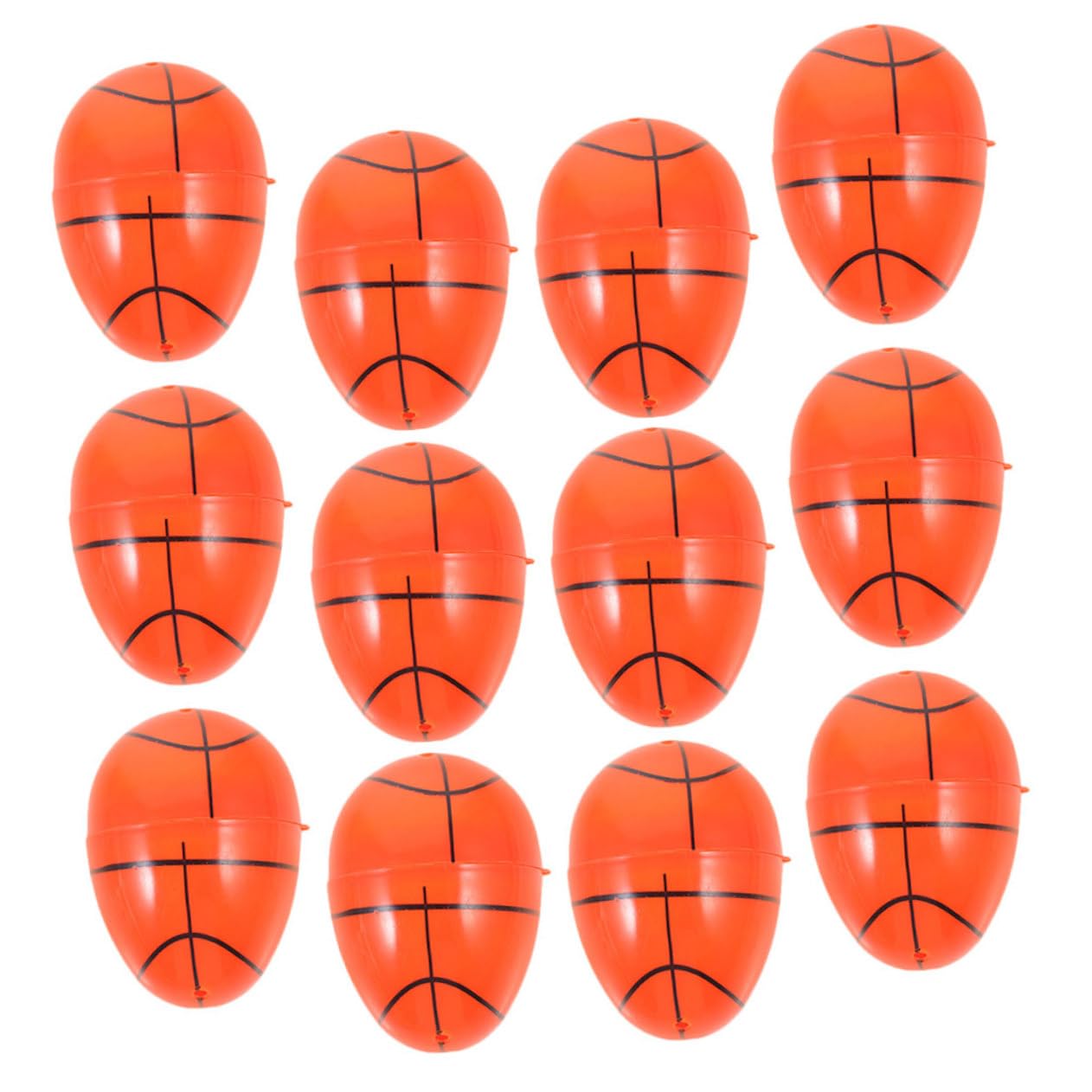 PRETYZOOM 5 Set Di Uova Di Pasqua Ornamento Uova Di Pasqua in Plastica Riempibili Cestini Di Forniture Per Feste Di 12 Pezzi * 5