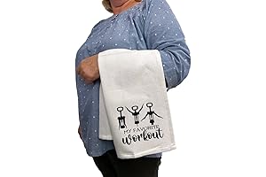 Handmade Funny Christmas Cotton Kitchen Towels