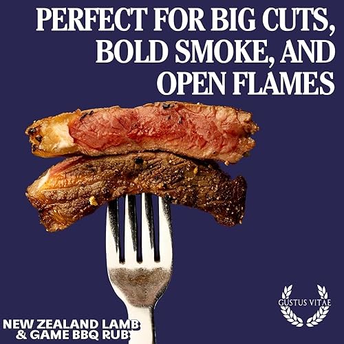 Miniatura 3 de New Zealand Lamb & Game BBQ Rub | Condimento gourmet, mezcla de especias artesanales | Todo natural, sin OMG | Lote pequeño, hecho a mano | Hecho en