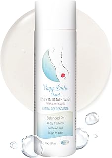 Vagy Rejuvenation Vagy Lactic Feminine Wash with Lactic Acid & Calendula – Gentle Intimate Wash Women pH Balance – Refreshing Vaginal Cleanser – 8 oz (8 oz, Cha nel)