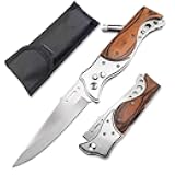 Generic AK47 Assisted Opening Folding Knives With Flashlight,Speed Safe Pocket Knife,Outdoor Tactical Hunting Fishing Knife Men's Collection Gifts, Red
