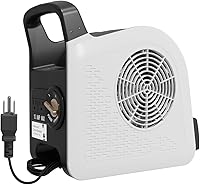 Sungaryard High Velocity Blower Fan: 130W 325 CFM Portable Air Mover, 185° Rotation, 3 Speeds, 2 Outlets for Drying, Cooling, Job Sites