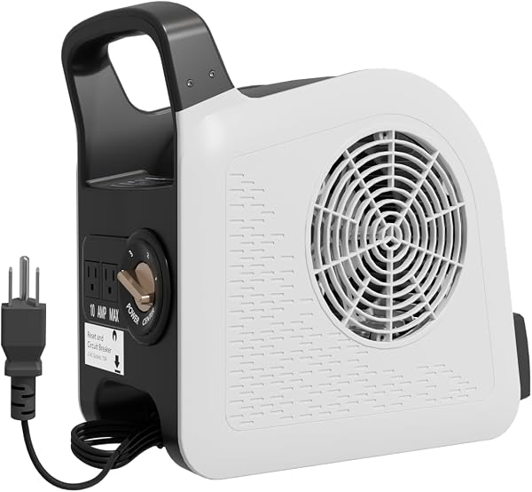 High Velocity Blower Fan with 185° Rotation
