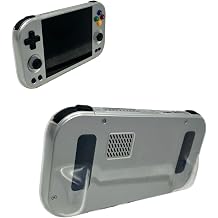 Protective Case Compatible with Anbernic RG 477M, TPU Clear Anti-Slip Shockproof Cover for Gaming Handheld Console Transparent