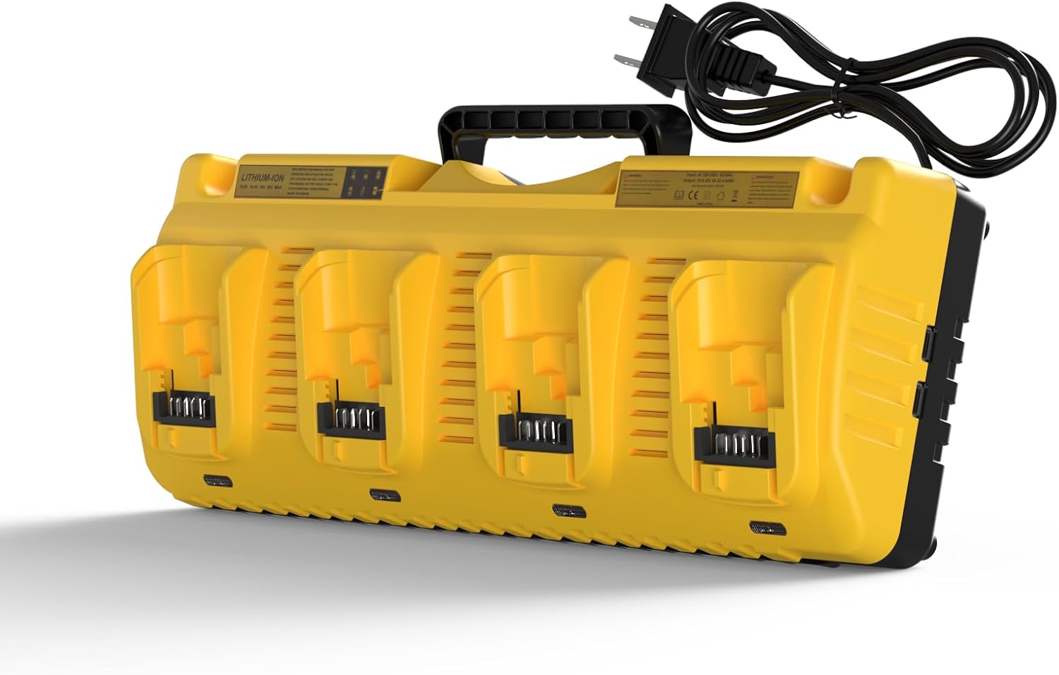 1 Pack Replacement for Dewalt 20V Max Battery Charger Station, DCB104 4 Port Fast Rapid Charging Station with USB Ports, Multi Battery Charger Compatible with 20 Volt Batteries