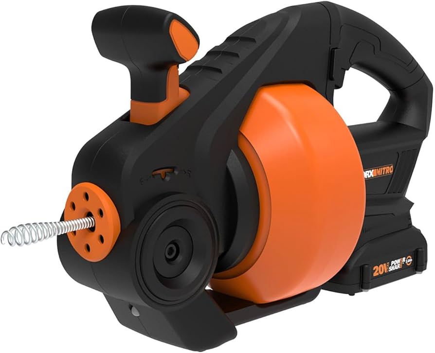 Worx Nitro WX891L 20V Power Share 25 ft. Cordless Drain Auger