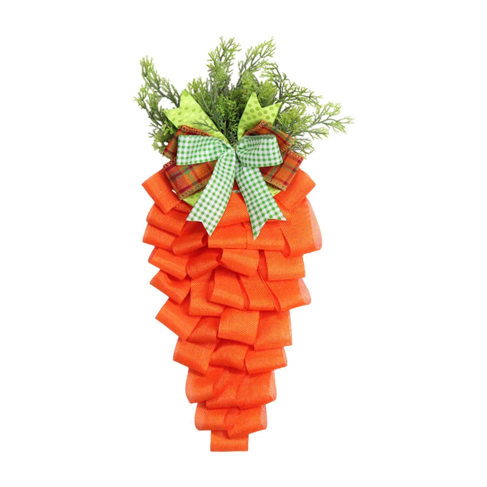 Couronne de Pâques en carottes pour égayer une maison de famille