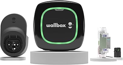Wallbox Pulsar Plus Kit (Electric Vehicle Charger, Power Meter and Dock Cable) 7.4 kW, 5 m, T2 Black